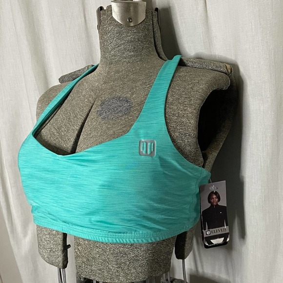 Eleven by Venus Blue-Green Perfect Set Racerback Bra with Removable Padding Sz M - Picture 5 of 14